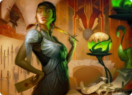 Image of Mari, the Killing Quill Art Card [Streets of New Capenna Art Series]
