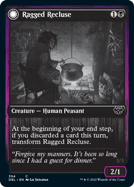 Image of Ragged Recluse // Odious Witch [Innistrad: Double Feature]
