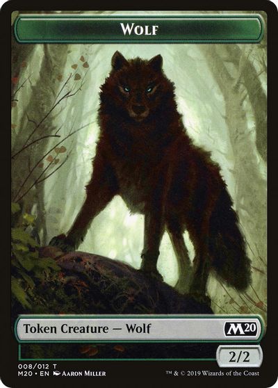 Image of Wolf Double-Sided Token [Challenger Decks 2020 Tokens]