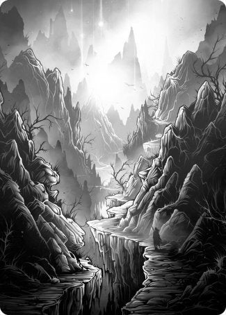 Image of Mountain Art Card [Innistrad: Midnight Hunt Art Series]