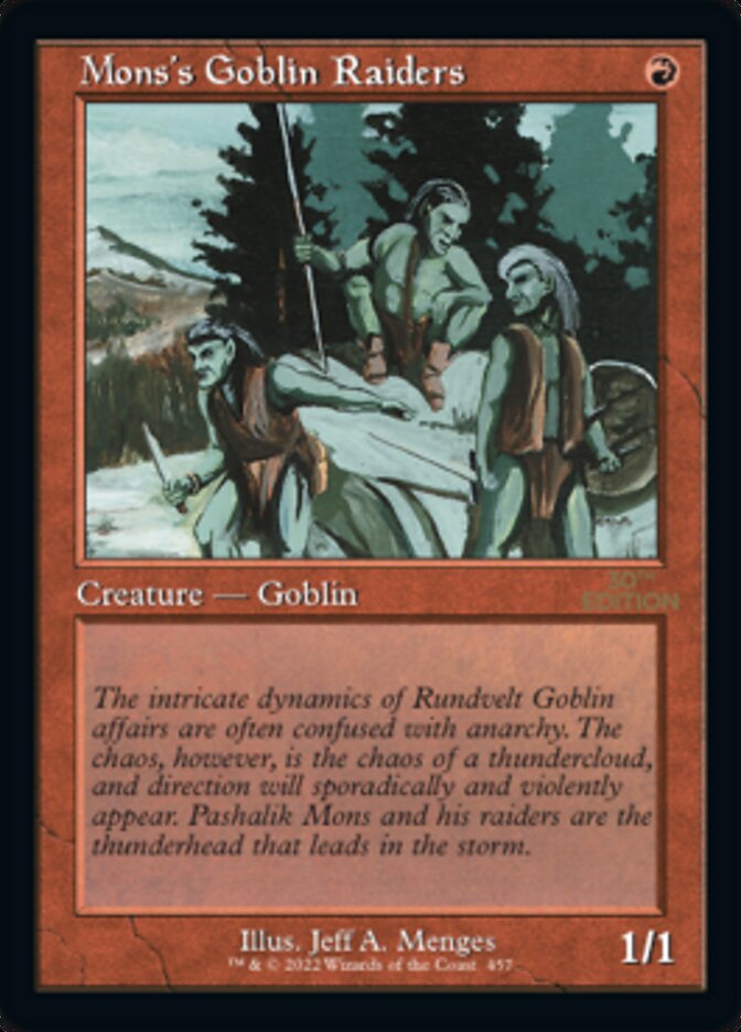 Image of Mons's Goblin Raiders (Retro) [30th Anniversary Edition]