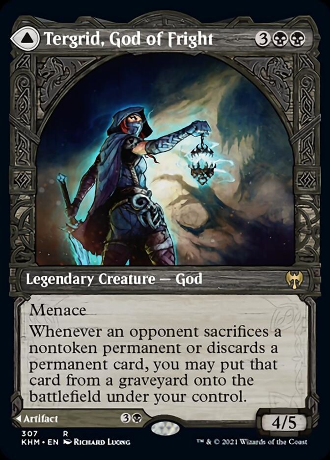 Image of Tergrid, God of Fright // Tergrid's Lantern (Showcase) [Kaldheim]