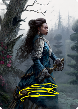 Image of Mina Harker Art Card (Gold-Stamped Signature) [Innistrad: Crimson Vow Art Series]