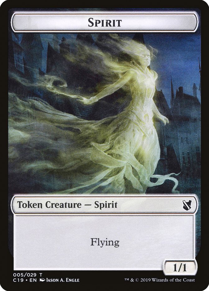 Image of Spirit Token [Commander 2019 Tokens]
