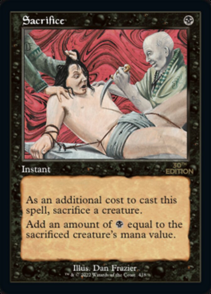 Image of Sacrifice (Retro) [30th Anniversary Edition]