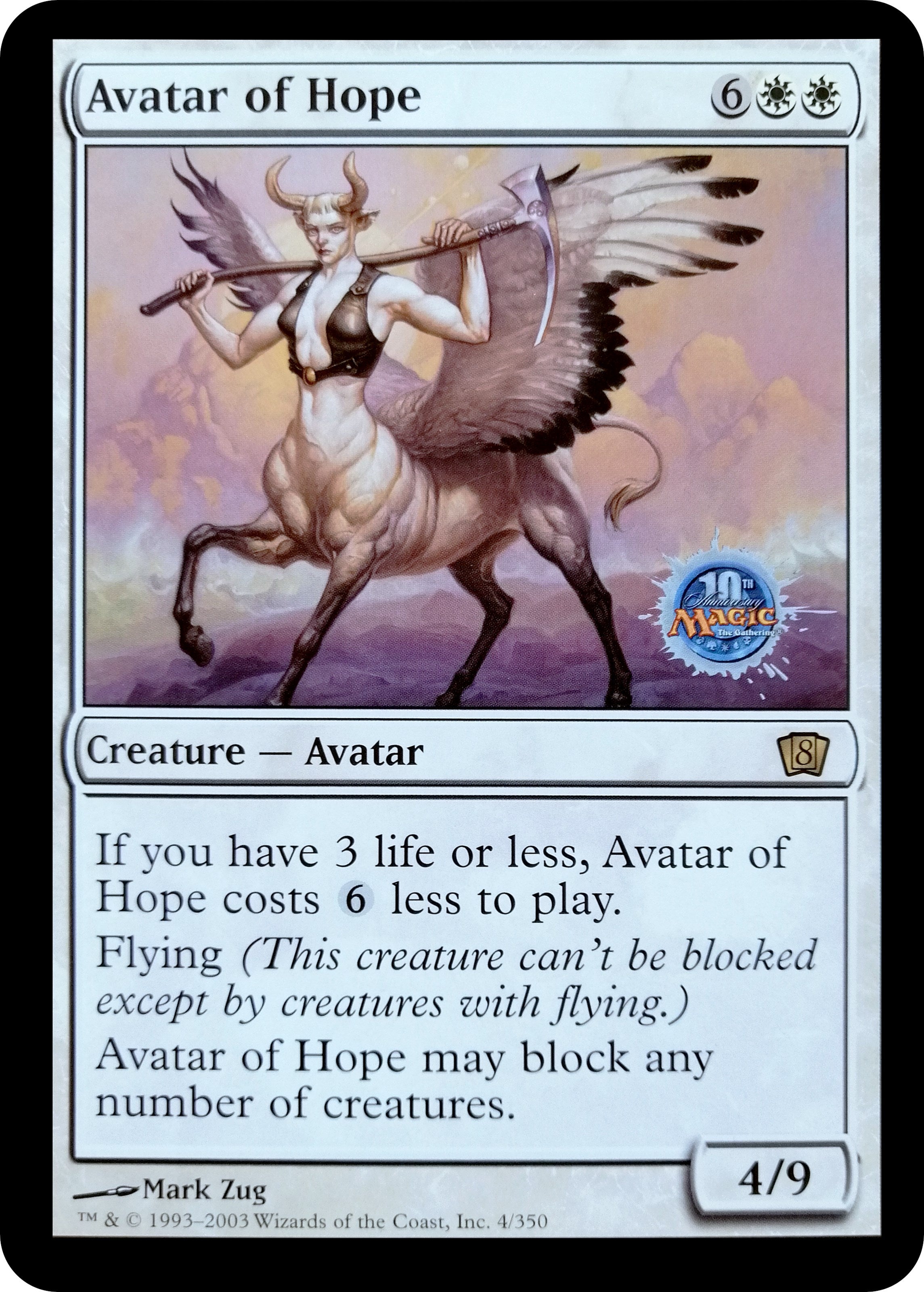 Image of Avatar of Hope (Oversized) (Grand Prix Bangkok 2003) [Eighth Edition]