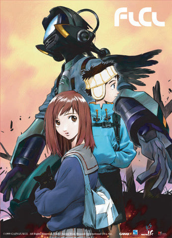 FLCL MAMIMI & NAOTA & CANTI WALL SCROLL