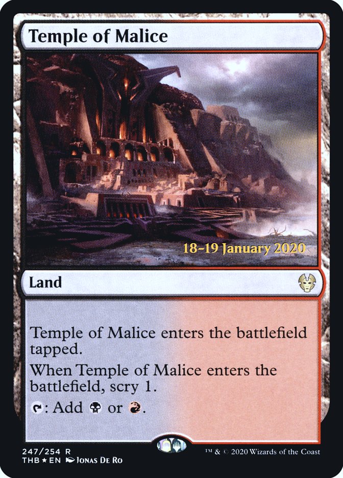 Temple of Malice [Theros Beyond Death Prerelease Promos]
