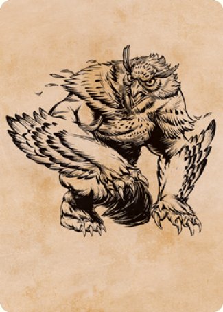 Image of Owlbear (Showcase) Art Card [Dungeons & Dragons: Adventures in the Forgotten Realms Art Series]