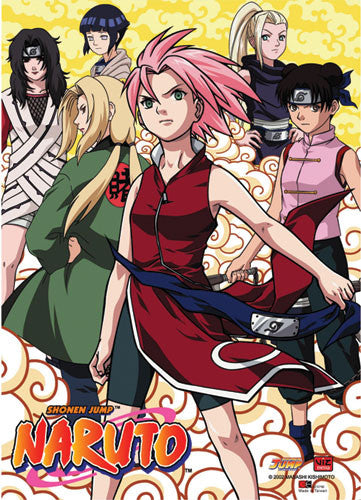 Image of NARUTO GIRL POWER WALL SCROLL