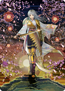 Image of The Wandering Emperor 2 Art Card [Kamigawa: Neon Dynasty Art Series]