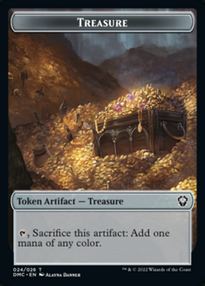 Image of Ragavan // Treasure Double-Sided Token [Dominaria United Commander Tokens]