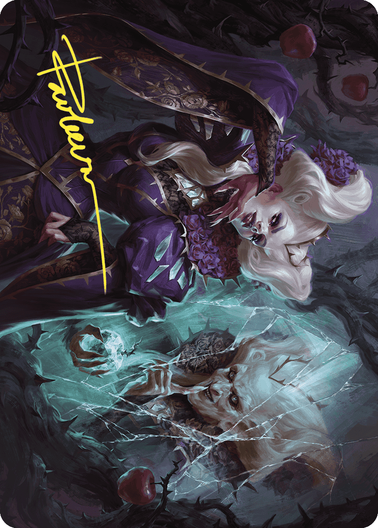 Image of Conceited Witch Art Card (Gold-Stamped Signature) [Wilds of Eldraine Art Series]