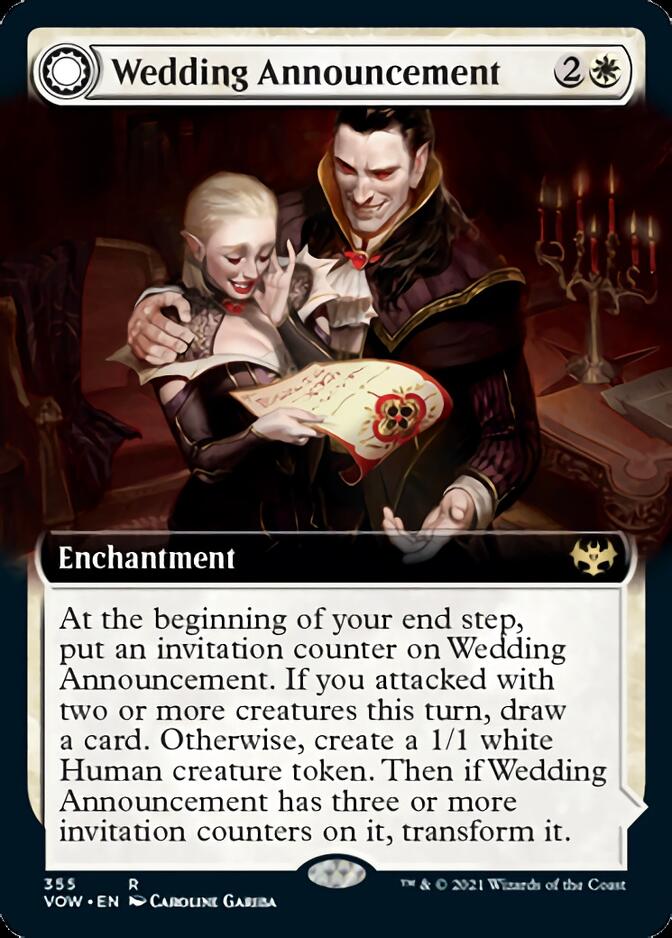 Image of Wedding Announcement // Wedding Festivity (Extended Art) [Innistrad: Crimson Vow]