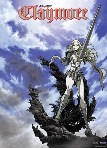 CLAYMORE WALL SCROLL 001