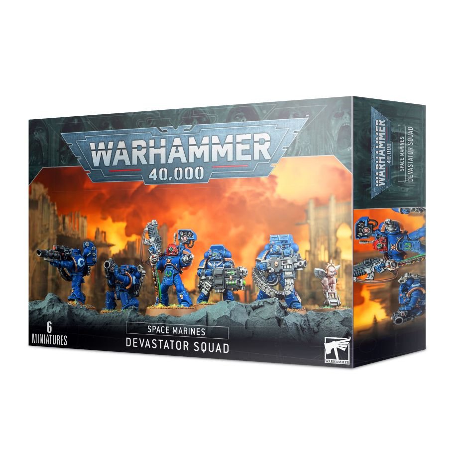 Image of Space Marines Devastator Squad - Warhammer 40,000