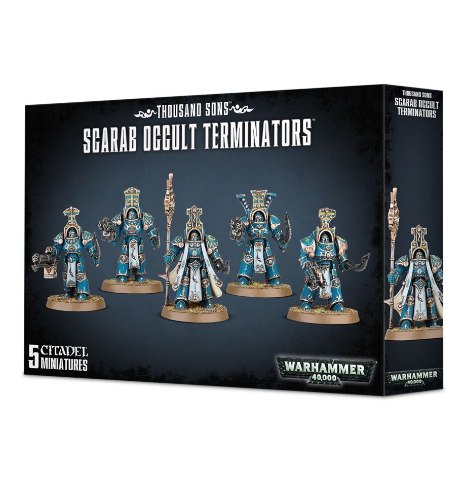 Image of Warhammer 40k: Thousand Sons - Scarab Occult Terminators