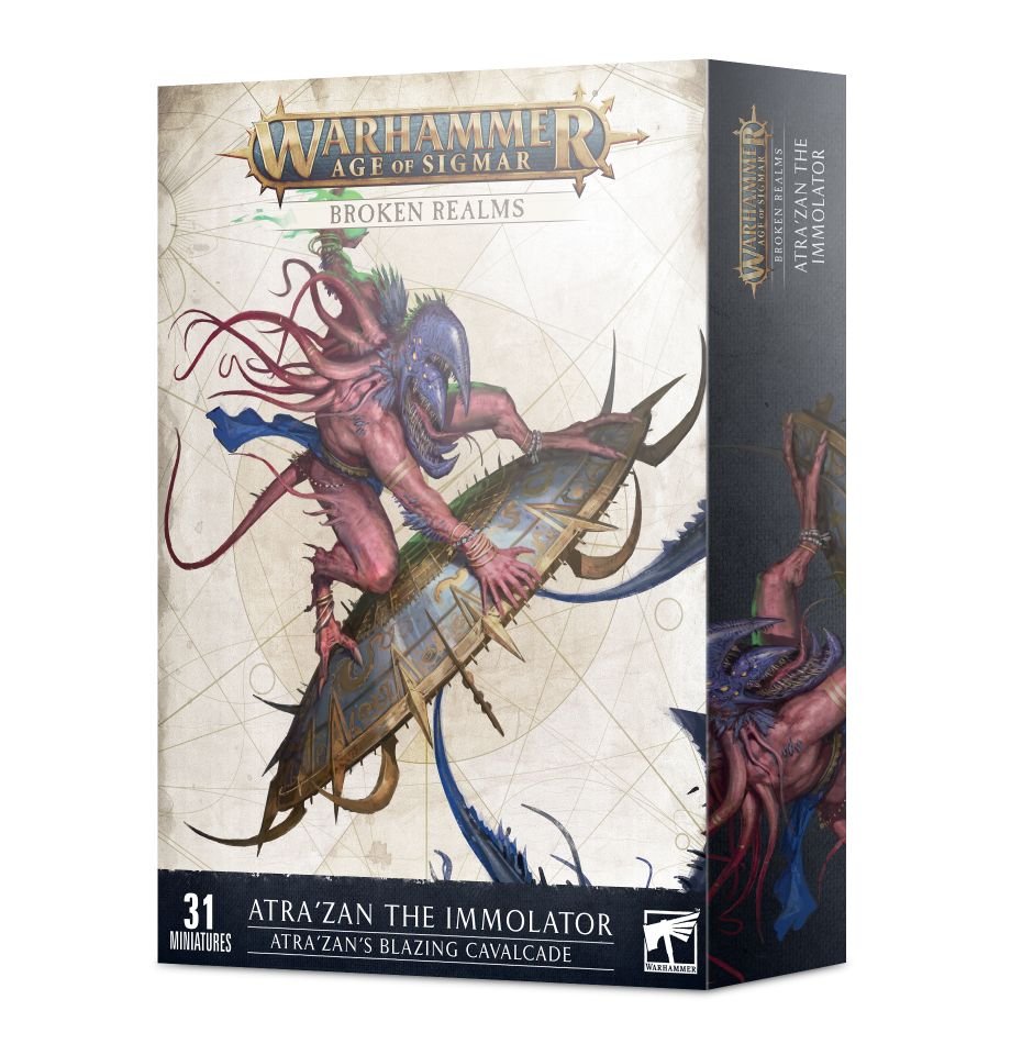 Image of Warhammer Age of Sigmar: Broken Realms - Atra'Zan The Immolator - Atra'Zan's Blazing Cavalcade