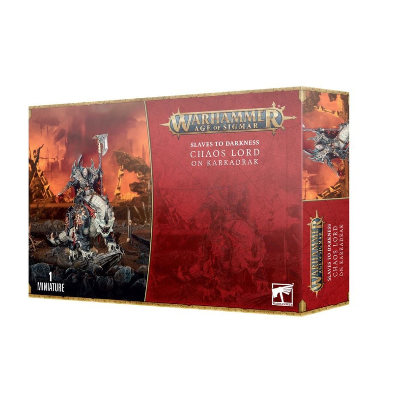 Warhammer Age of Sigmar: Slaves to Darkness - Chaos Lord on Karkadrak