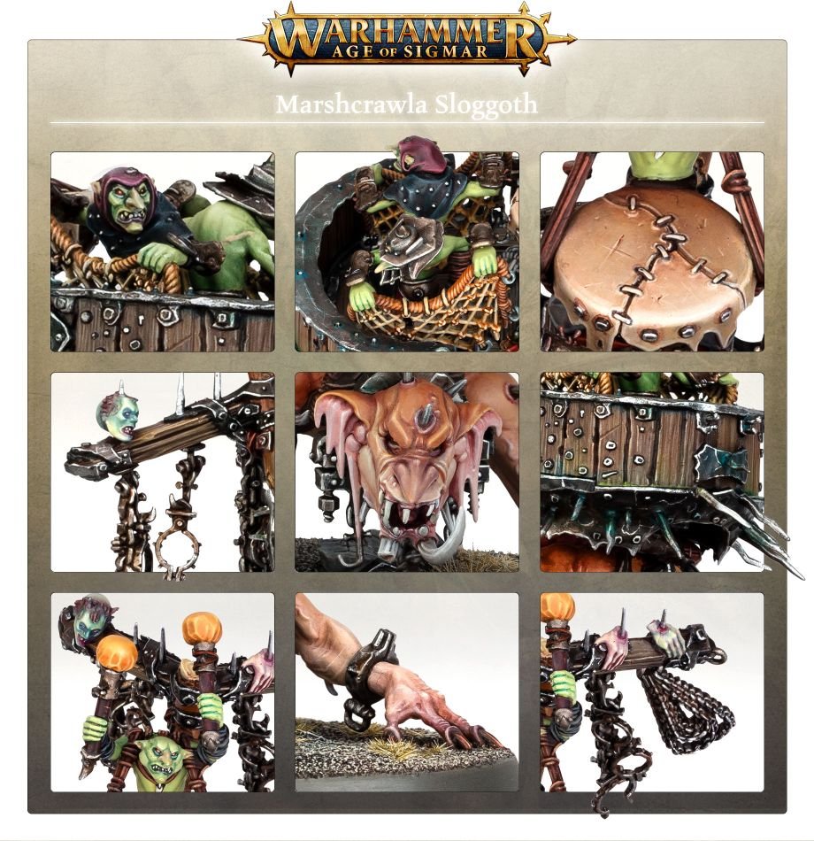 Image of Orruk Warclans Marshcrawla Sloggoth - Warhammer Age of Sigmar
