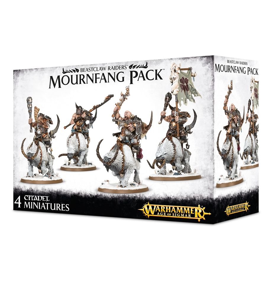 Image of Warhammer Age of Sigmar: Beastclaw Raiders - Mournfang Pack