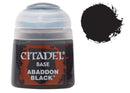 Citadel Paints: Abaddon Black (Base)
