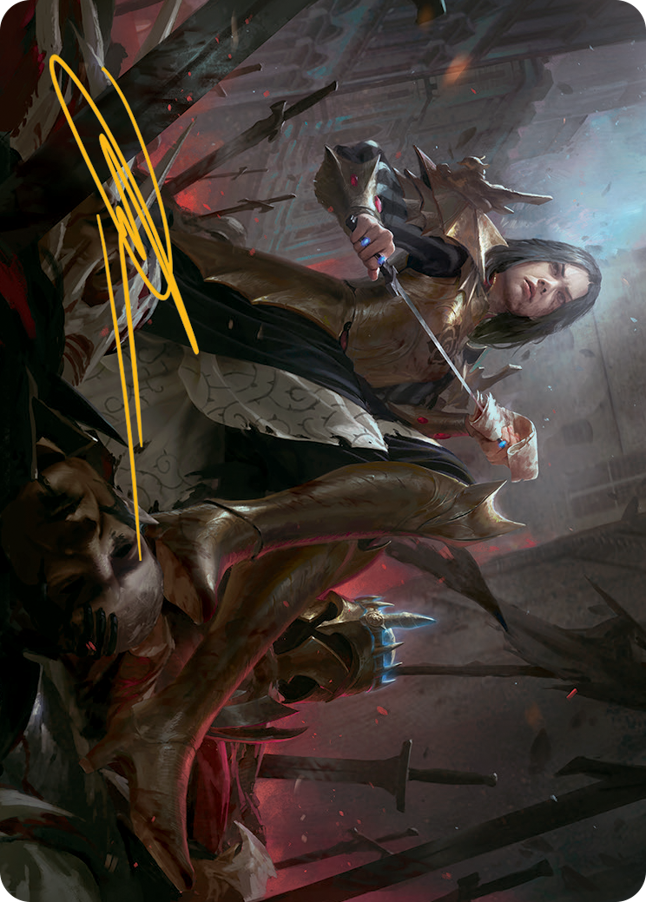 Image of Marchesa, Resolute Monarch Art Card (Gold-Stamped Signature) [March of the Machine Art Series]