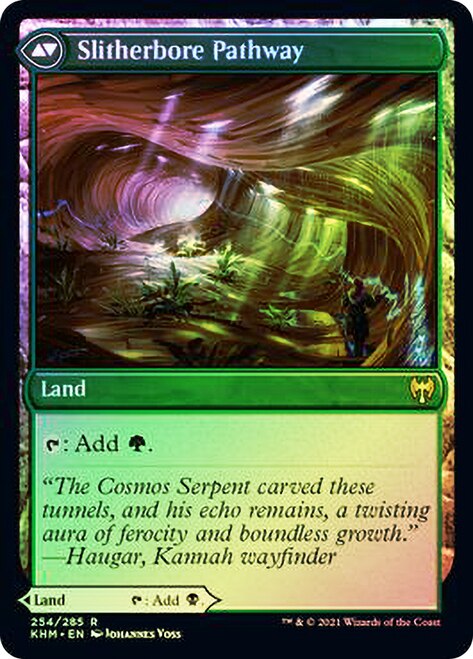 Image of Darkbore Pathway // Slitherbore Pathway [Kaldheim Prerelease Promos]