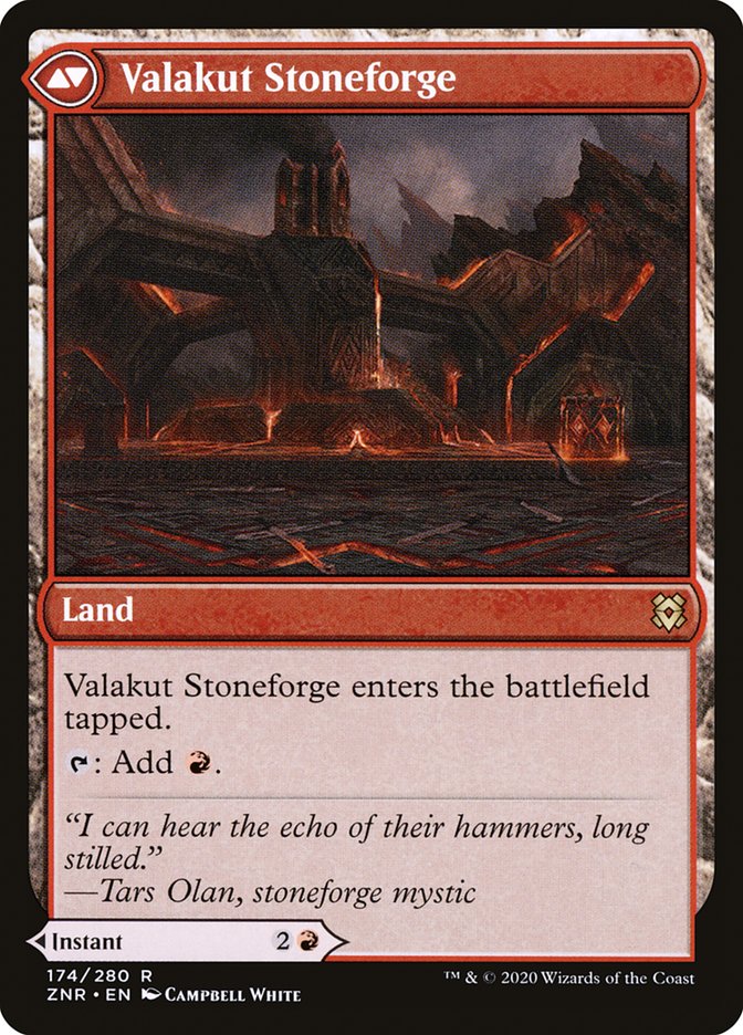 Image of Valakut Awakening // Valakut Stoneforge [Zendikar Rising]