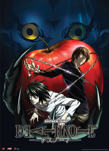 DEATH NOTE RYUK & APPLE WALL SCROLL