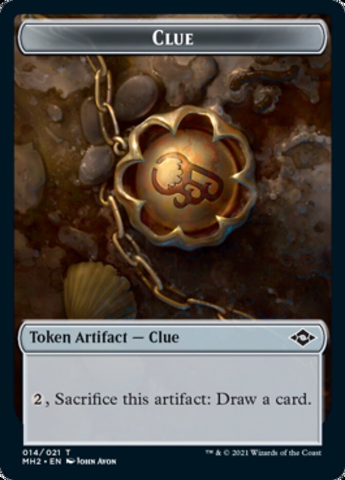 Image of Clue Token (14) [Modern Horizons 2 Tokens]