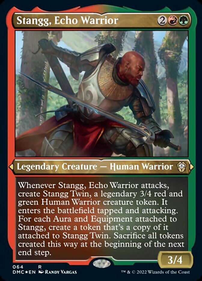 Image of Stangg, Echo Warrior (Foil Etched) [Dominaria United Commander]