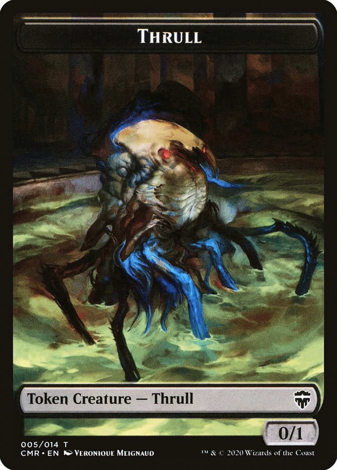 Image of Soldier // Thrull Double-Sided Token [Commander Legends Tokens]