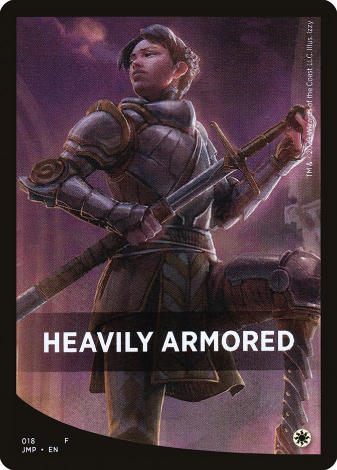 Image of Heavily Armored Theme Card [Jumpstart Front Cards]