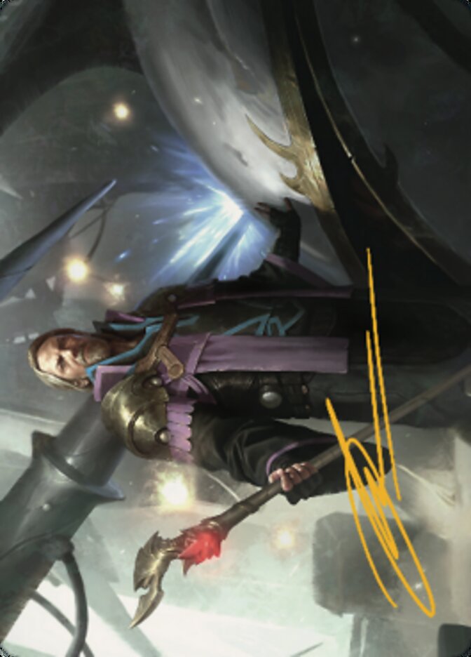 Image of Urza, Prince of Kroog Art Card (Gold-Stamped Signature) [The Brothers' War Art Series]