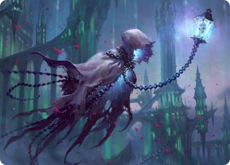 Image of Wanderlight Spirit Art Card [Innistrad: Crimson Vow Art Series]