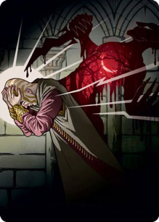 Image of Agonizing Remorse Art Card [Strixhaven: School of Mages Art Series]