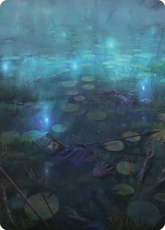 Image of The Dead Marshes Art Card [The Lord of the Rings: Tales of Middle-earth Art Series]