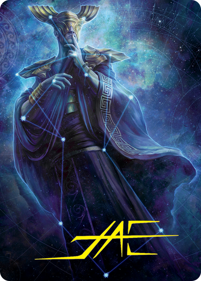 Image of Atris, Oracle of Half-Truths Art Card (Gold-Stamped Signature) [March of the Machine Art Series]