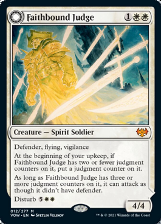 Image of Faithbound Judge // Sinner's Judgment [Innistrad: Crimson Vow]