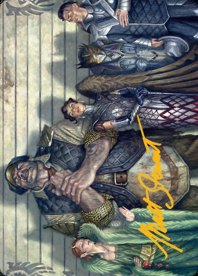 Image of Rogues' Gallery Art Card (Gold-Stamped Signature) [Streets of New Capenna Art Series]