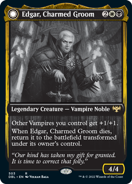 Image of Edgar, Charmed Groom // Edgar Markov's Coffin [Innistrad: Double Feature]