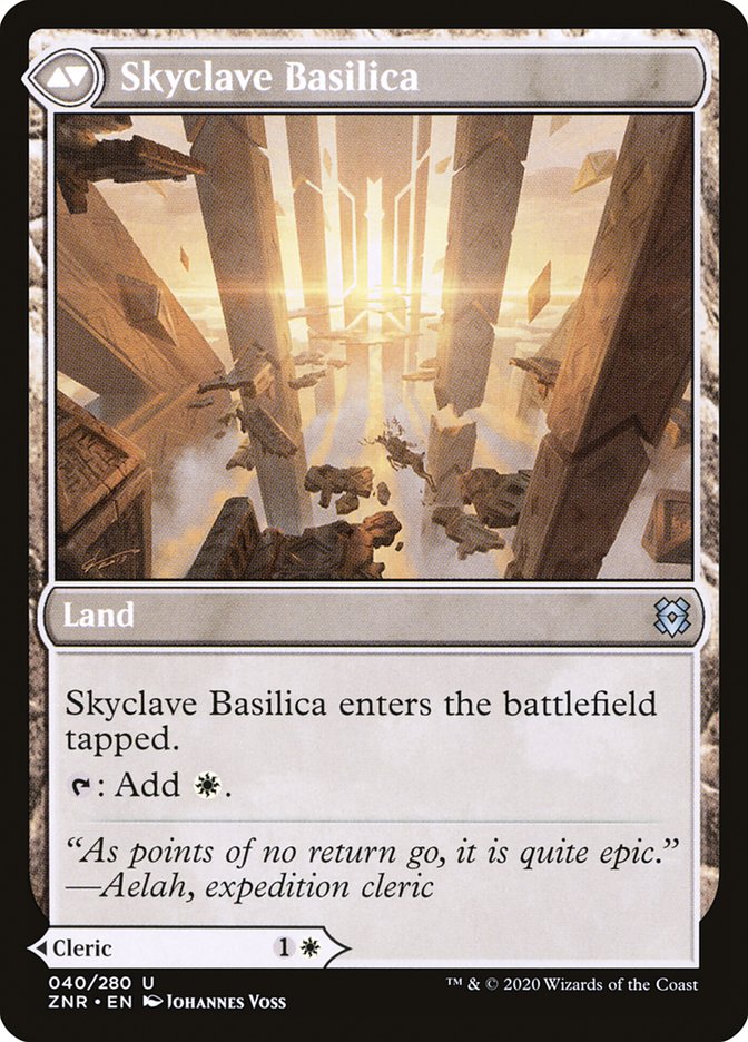 Image of Skyclave Cleric // Skyclave Basilica [Zendikar Rising]