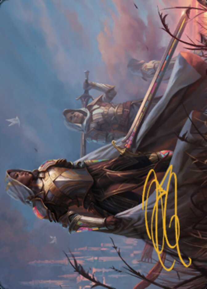 Image of Danitha, Benalia's Hope Art Card (Gold-Stamped Signature) [Dominaria United Art Series]