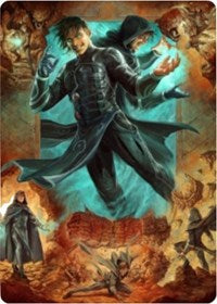 Image of Jace, Mirror Mage 2 Art Card [Zendikar Rising Art Series]