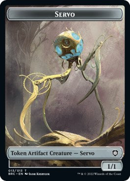 Image of Myr // Servo Double-Sided Token [The Brothers' War Commander Tokens]