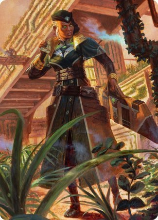 Image of Vivien on the Hunt Art Card [Streets of New Capenna Art Series]