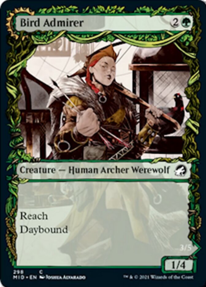 Image of Bird Admirer // Wing Shredder (Showcase Equinox) [Innistrad: Midnight Hunt]