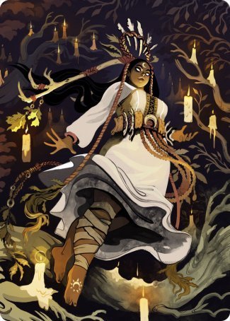 Image of Candlegrove Witch 2 Art Card [Innistrad: Midnight Hunt Art Series]