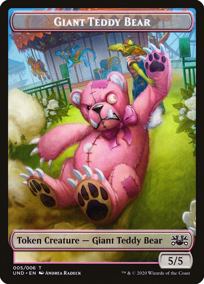 Image of Giant Teddy Bear // Acorn Stash Double-Sided Token [Unsanctioned Tokens]